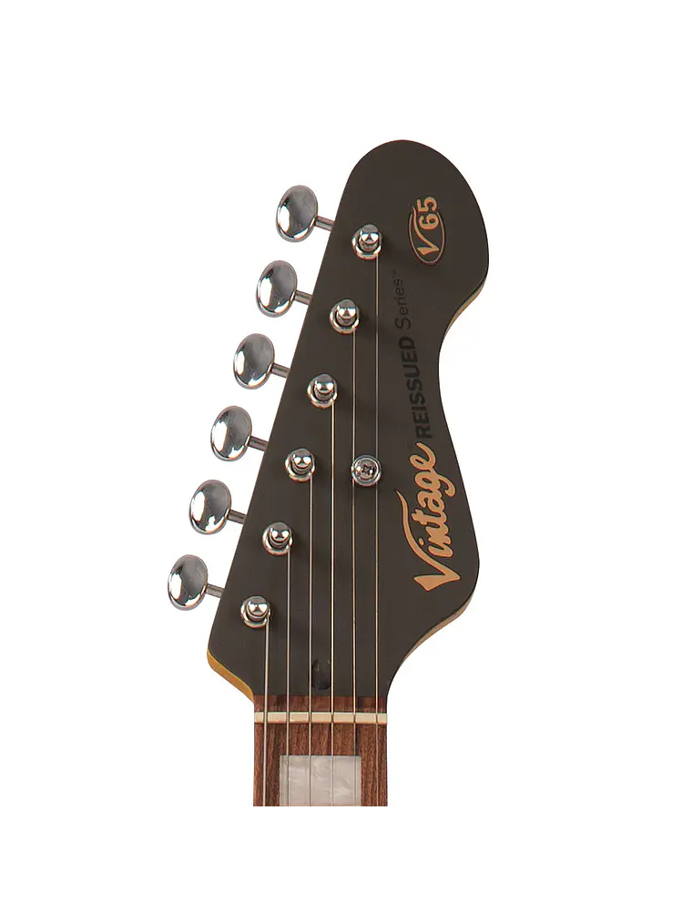 Guitarra eléctrica Hard Tail vintage V65H ~ Gris satinado 7
