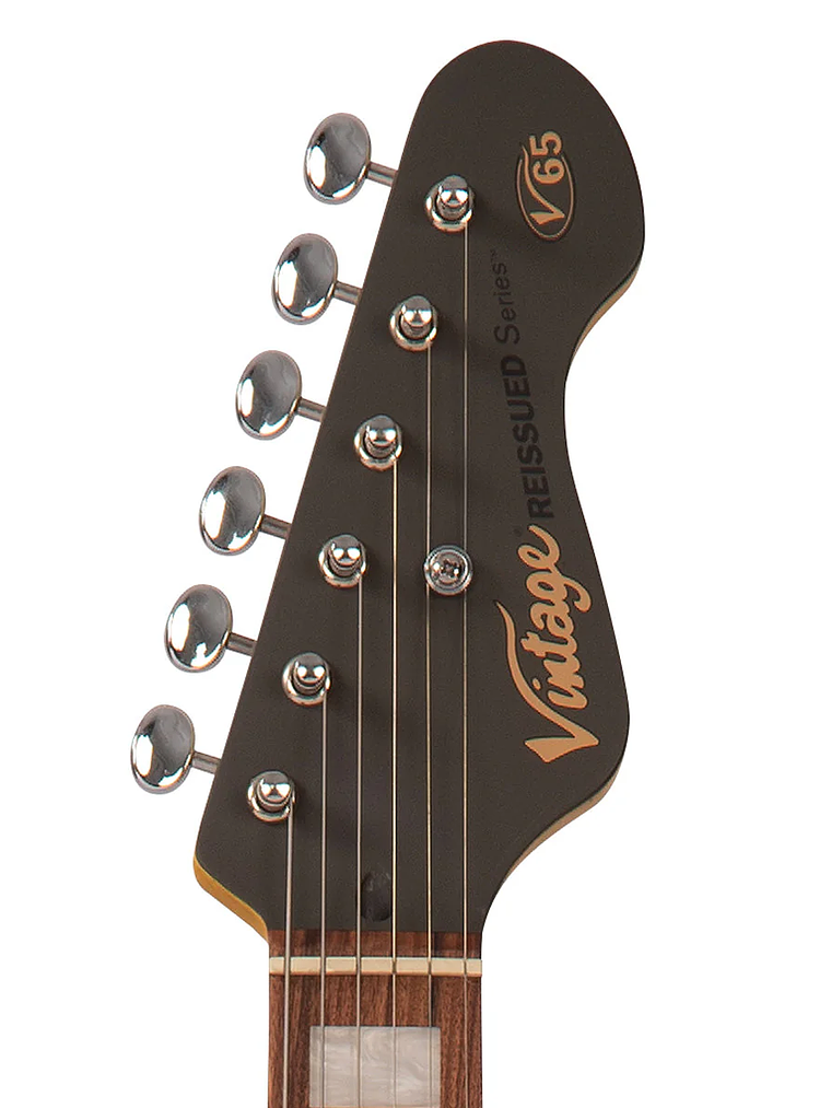 Guitarra eléctrica Hard Tail vintage V65H reeditada ~ Gris satinado 7