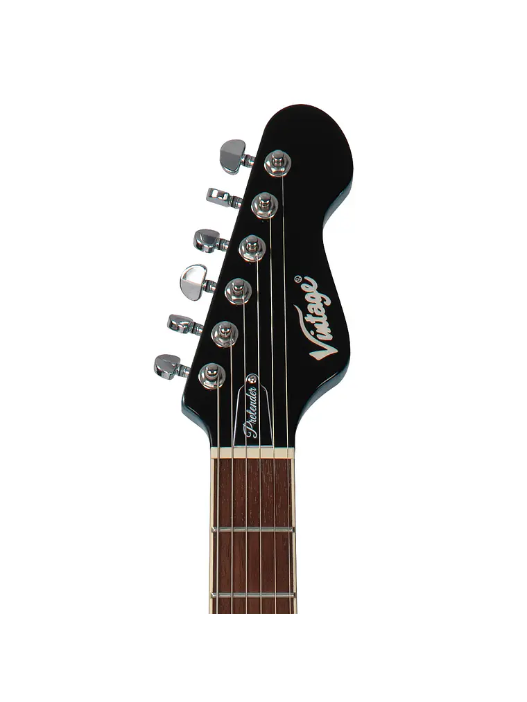 Guitarra semiacústica vintage VSA550 ~ Gun Hill Blue 6