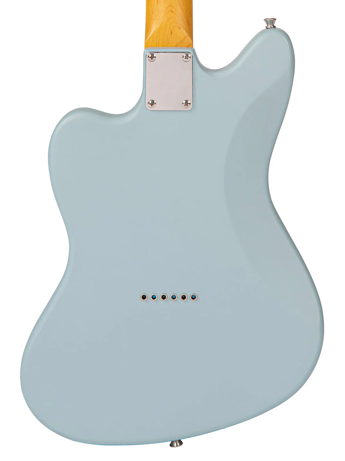 Guitarra eléctrica Hard Tail vintage V65H reeditada ~ Azul Satinado 5