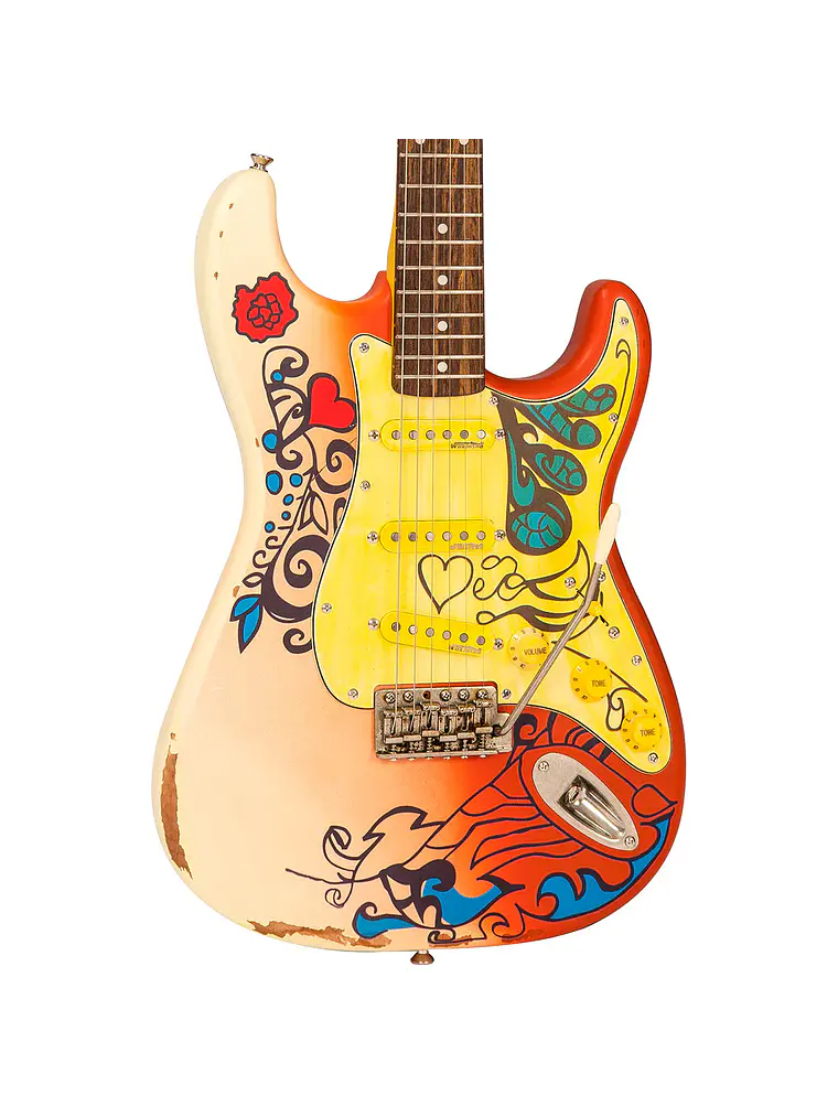 Guitarra eléctrica vintage V6 Thomas Blug signature ~ 'Verano del amor' 3