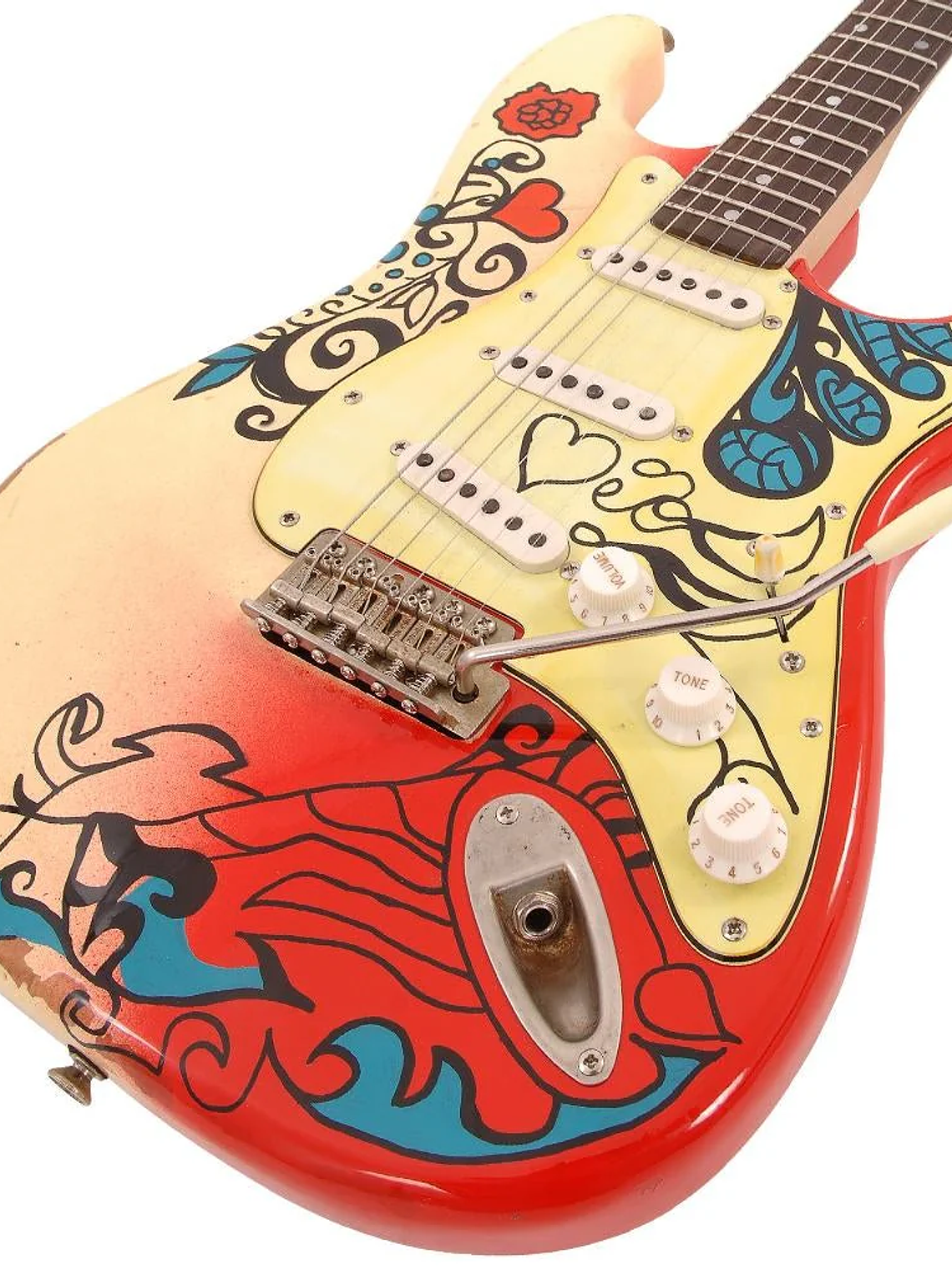 Guitarra eléctrica vintage V6 Thomas Blug signature ~ 'Verano del amor' 4