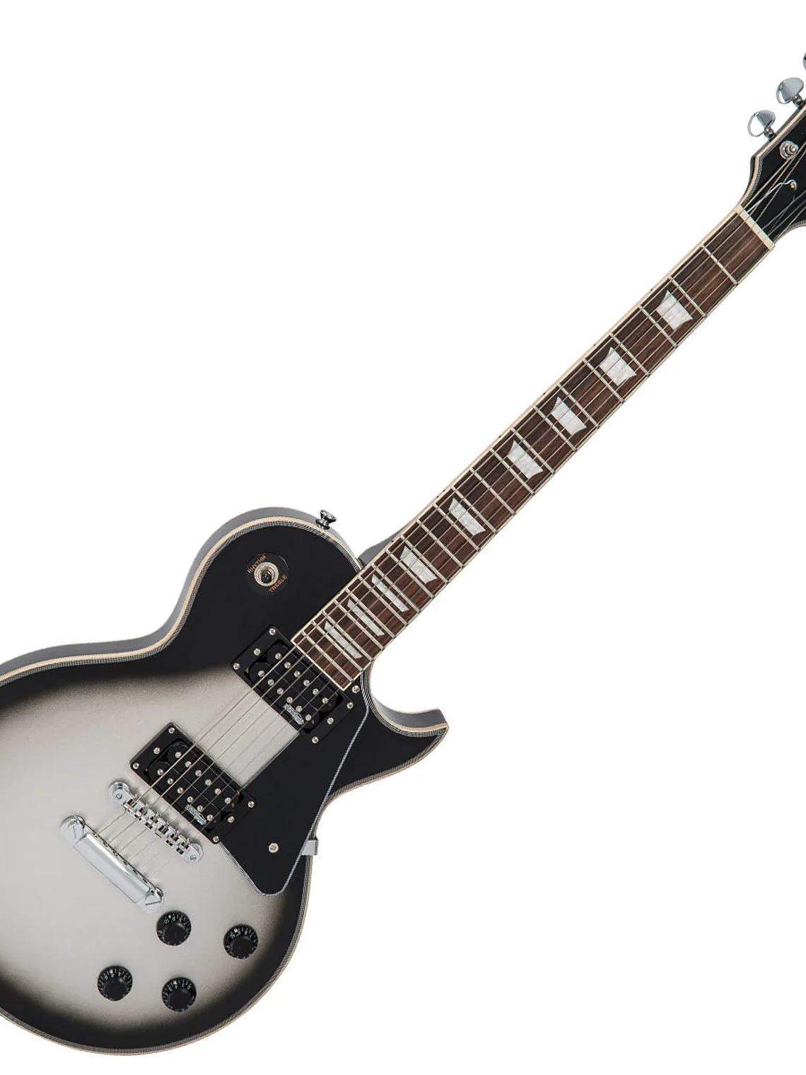 Guitarra eléctrica vintage V100 reeditada ~ Silverburst 1