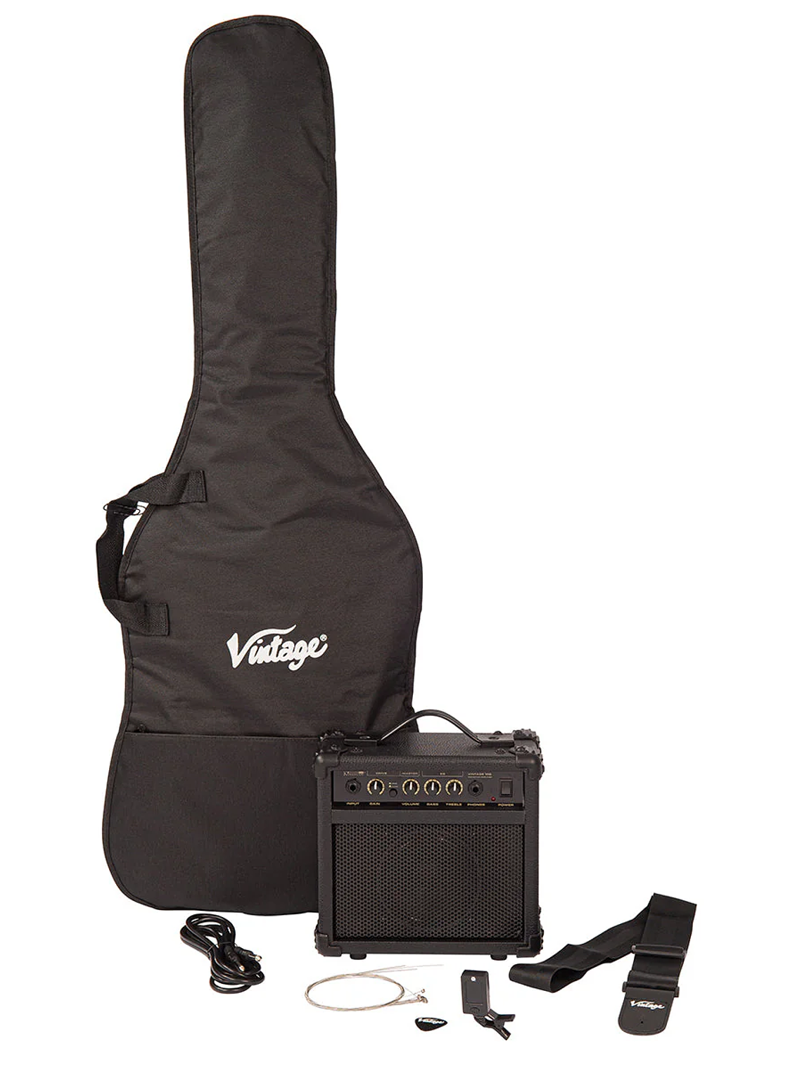 Pack de guitarras eléctricas de la serie Vintage V60 ~ Boulevard Black 7