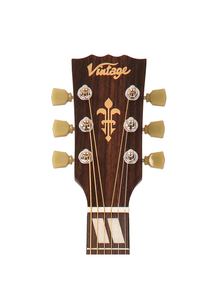 Vintage Historic Series 'Folk' Guitarra Electroacústica ~ Vintage Sunburst 5