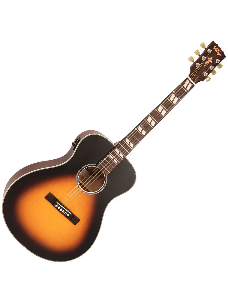 Vintage Historic Series 'Folk' Guitarra Electroacústica ~ Vintage Sunburst 1