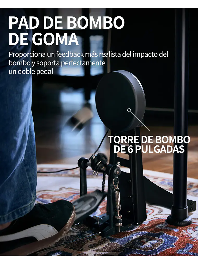 Batería electrónica DED-200 MAX Donner  8