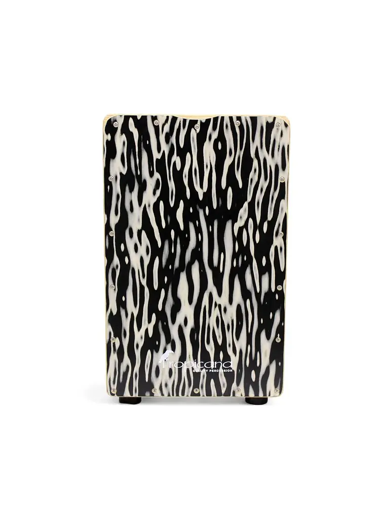 Cajón Tropicana Black & White Marble con funda CJ1355-HS 1