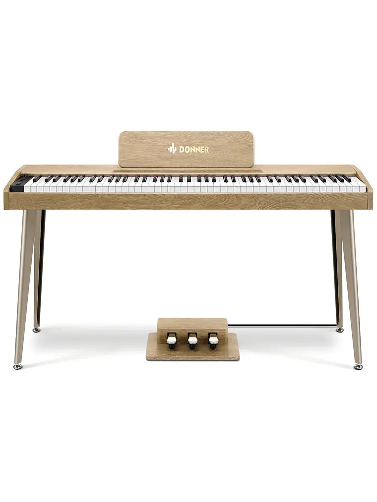Donner DDP-60 Piano digital con teclado semi-pesado-NAT 1