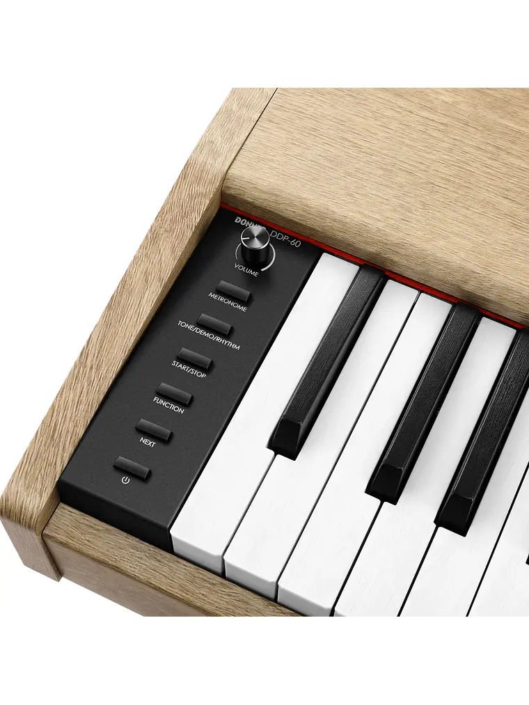 Donner DDP-60 Piano digital con teclado semi-pesado-NAT 4