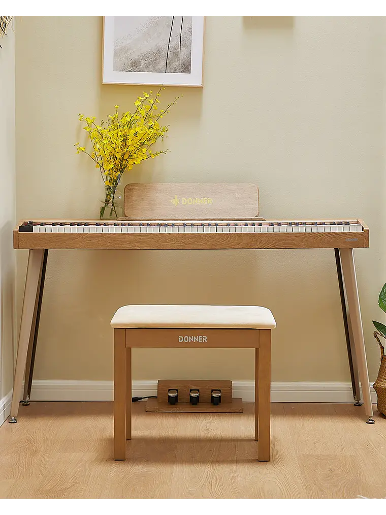 Donner DDP-60 Piano digital con teclado semi-pesado-NAT 5