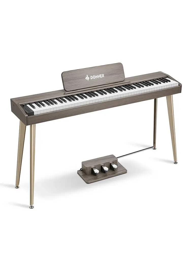 Donner DDP-60 Piano digital con teclado semi-pesado- GREY 1