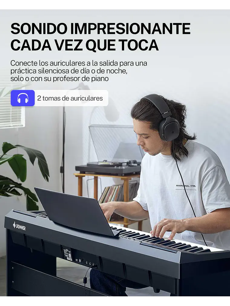 Donner DEP-20 Piano digital pesado 3