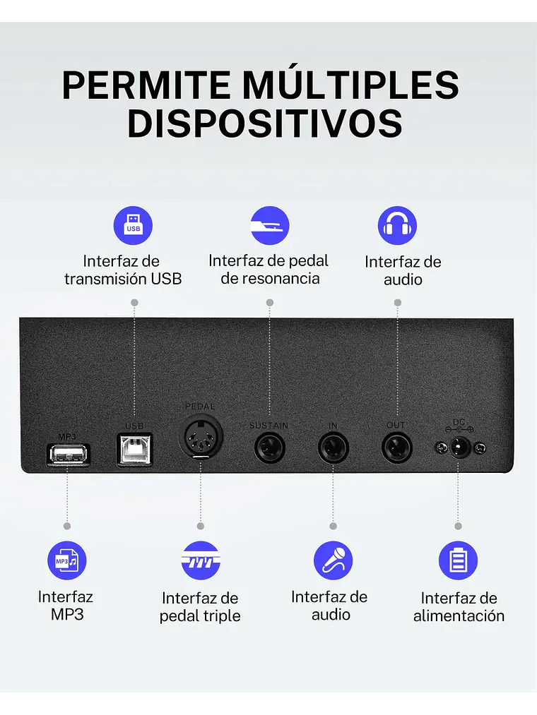 Donner DEP-20 Piano digital pesado 5