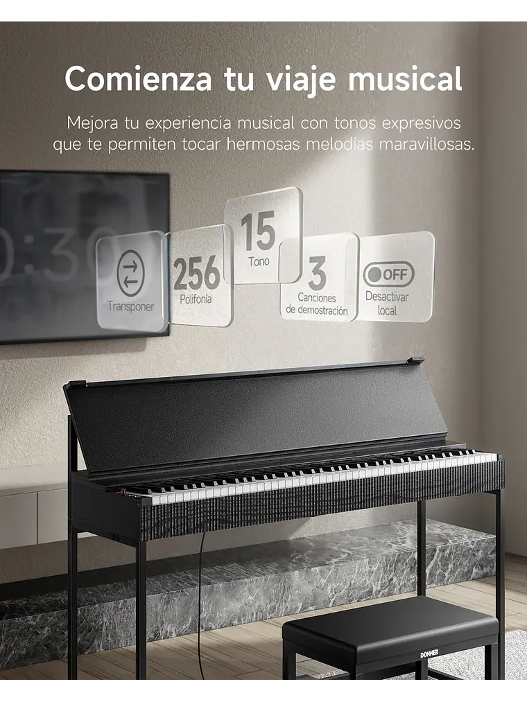 Donner OURA™ S300 Piano digital  5