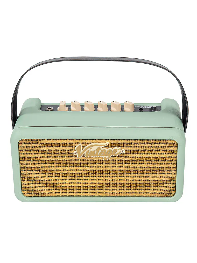 Vintage Retro 15w Guitar Amplifier with DSP ~ Mint Green 1