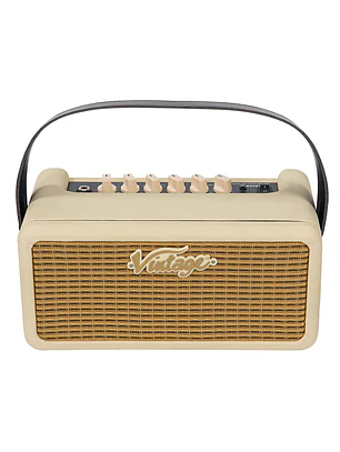Vintage Retro 15w Guitar Amplifier with DSP ~ Vintage White