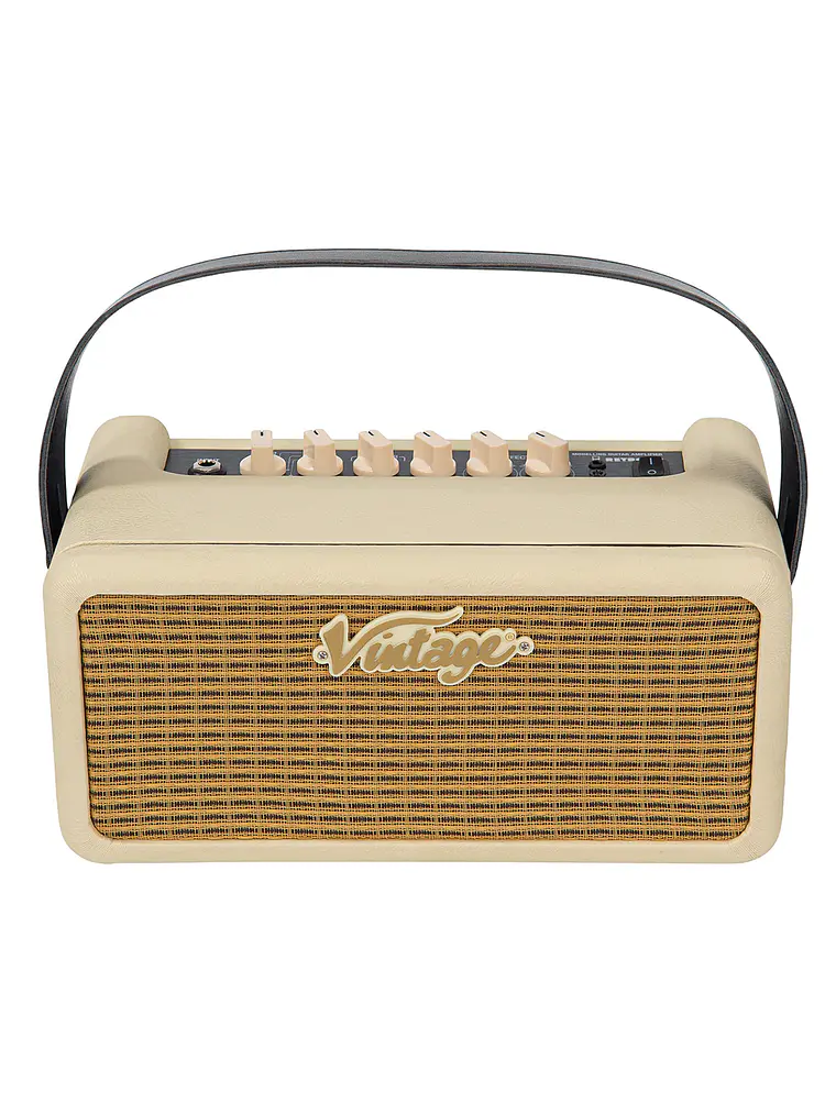 Vintage Retro 15w Guitar Amplifier with DSP ~ Vintage White 1
