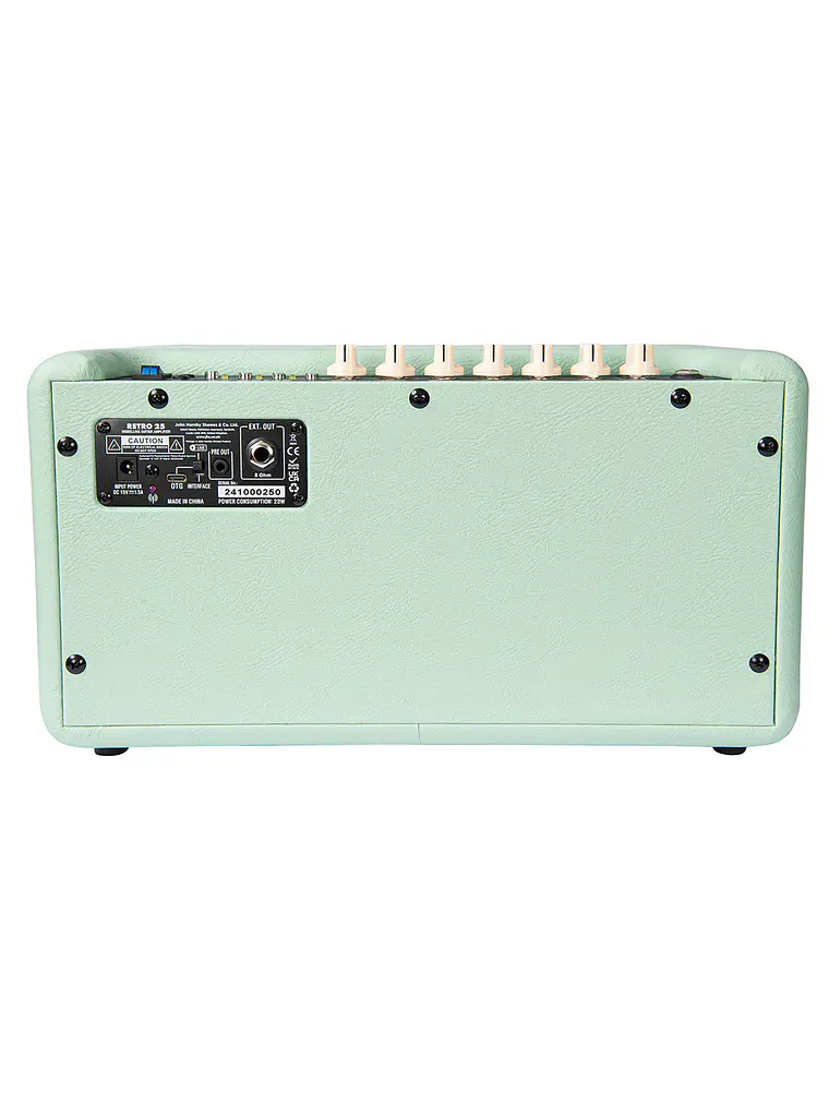 Vintage Retro 25w Guitar Amplifier with DSP ~ Mint Green 3