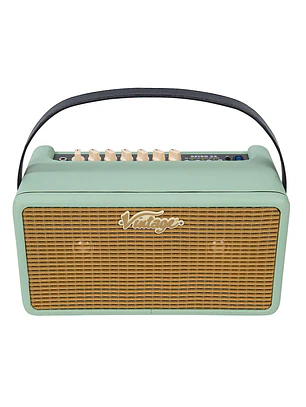Vintage Retro 25w Guitar Amplifier with DSP ~ Mint Green