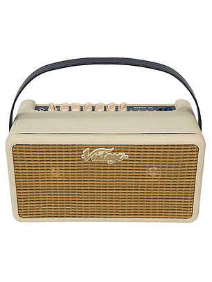 Vintage Retro 25w Guitar Amplifier with DSP ~ Vintage White