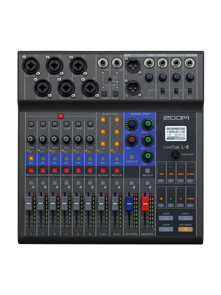 Mixer digital Zoom Livetrack L-8 1