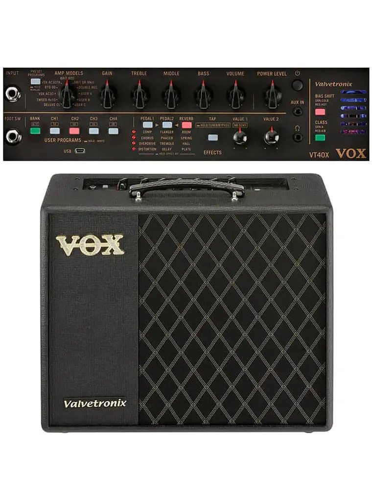 Amplificador de guitarra VOX VT40X - 40W 3