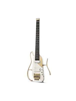 Donner HUSH™ X PRO Guitarra de viaje versátil White-Luxe