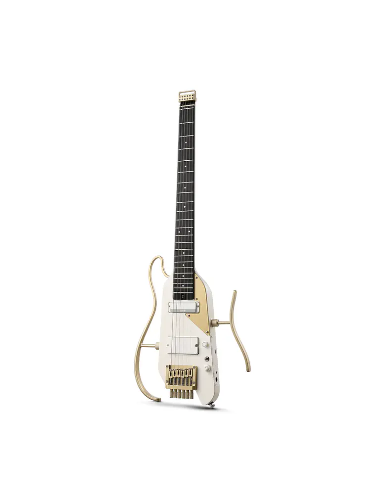 Donner HUSH™ X PRO Guitarra de viaje versátil White-Luxe 1
