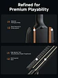 Guitarra eléctrica Donner HUSH™ X PRO BLACK - Miniatura 4