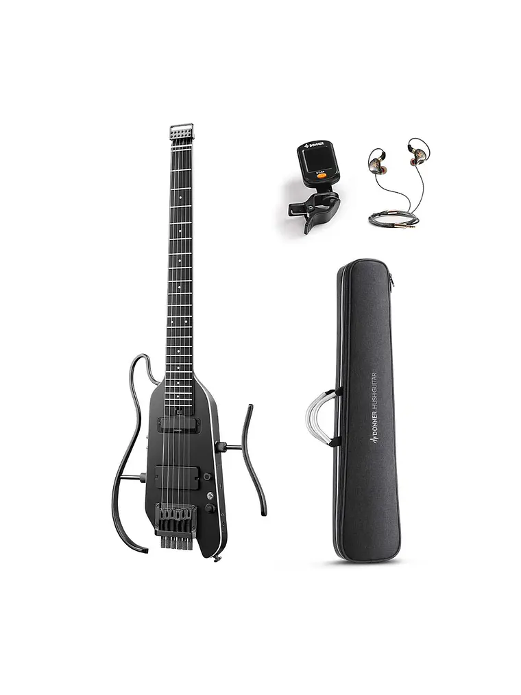 Guitarra eléctrica Donner HUSH™ X PRO BLACK 3