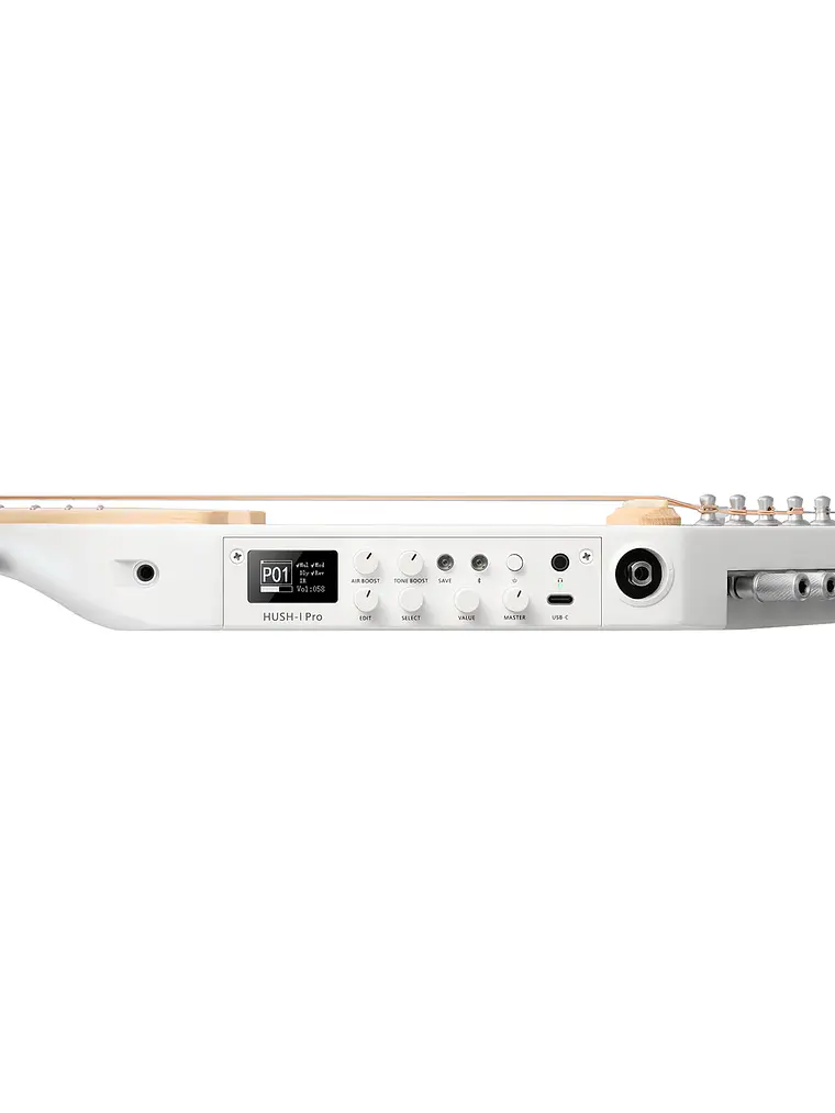 Donner HUSH™ I PRO Guitarra de viaje WHITE 4