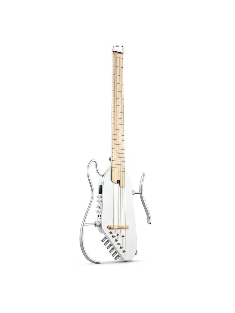Donner HUSH™ I PRO Guitarra de viaje WHITE 1