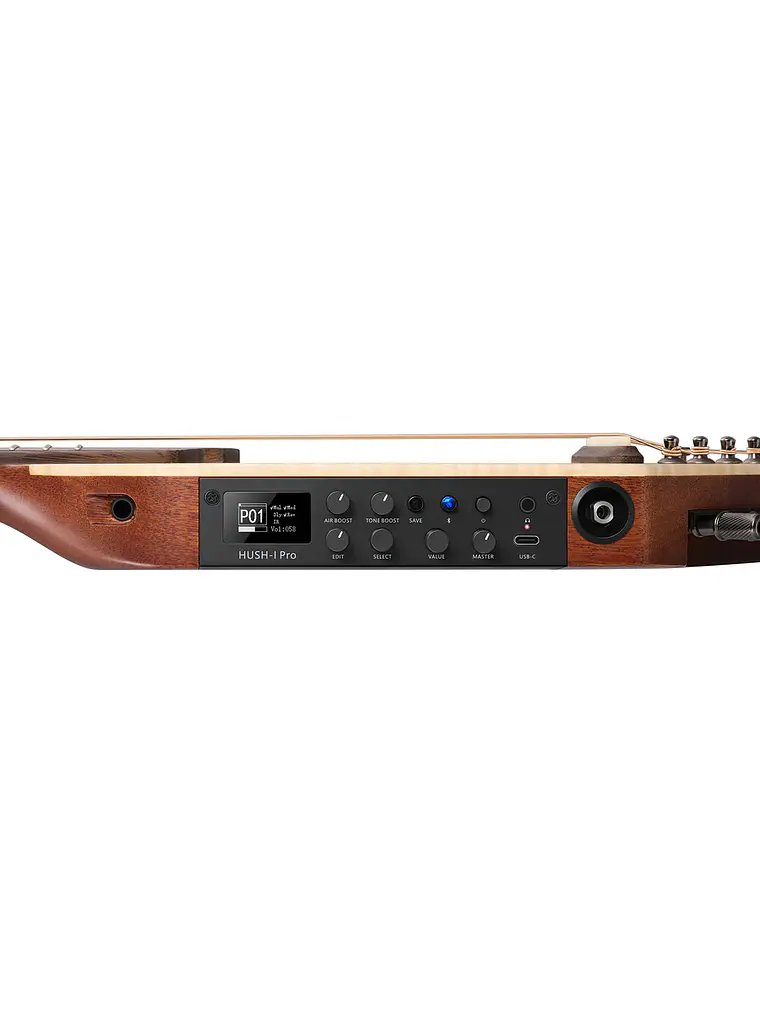 Donner HUSH™ I PRO Guitarra de viaje NAT 4