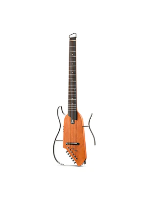 GUITARRA ELECTROACUSTICA DE VIAJE DONNER HUSH™ I CAOBA