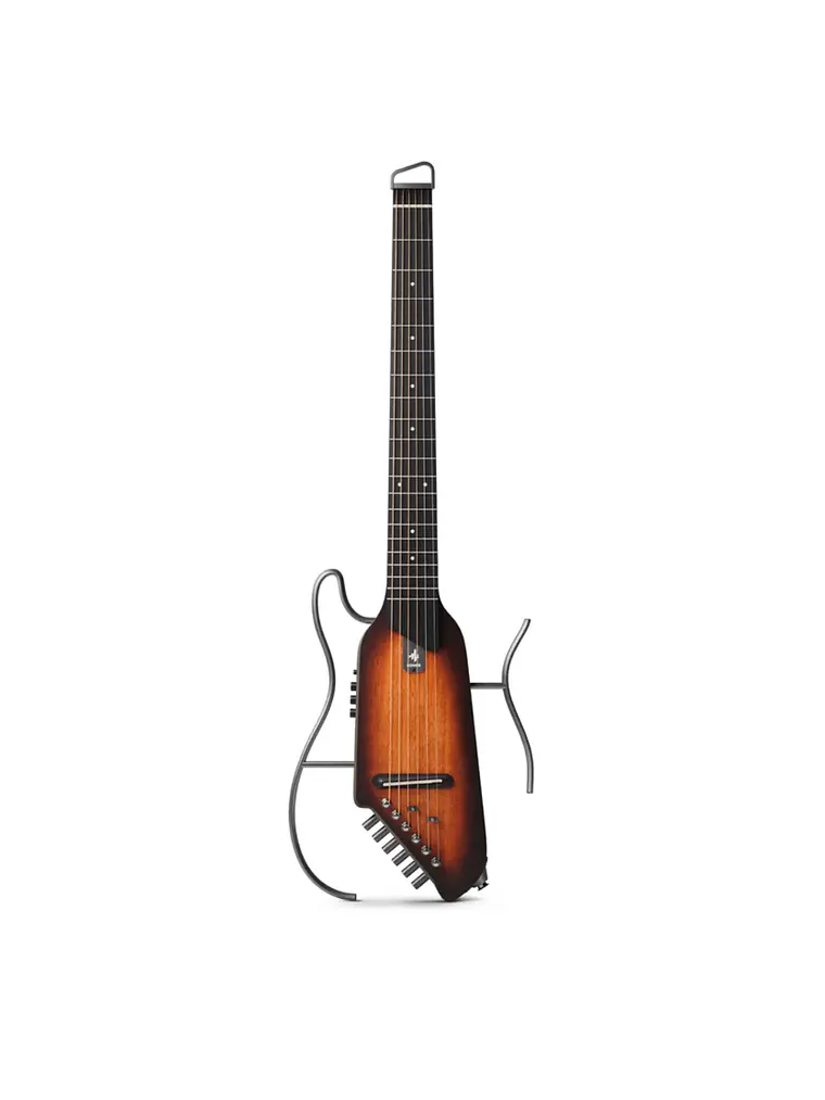 GUITARRA ELECTROACUSTICA DE VIAJE DONNER HUSH™ I SUNBURST 1