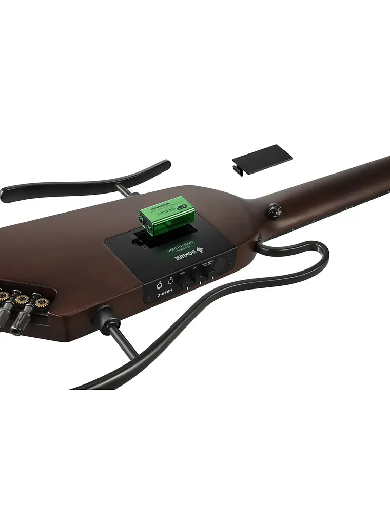 Guitarra electroacústica Donner HUSH™ C de nylon SUNBURST 6