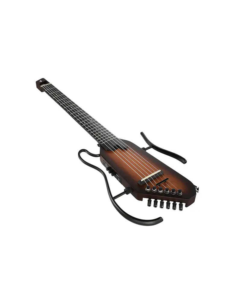 Guitarra electroacústica Donner HUSH™ C de nylon SUNBURST 5