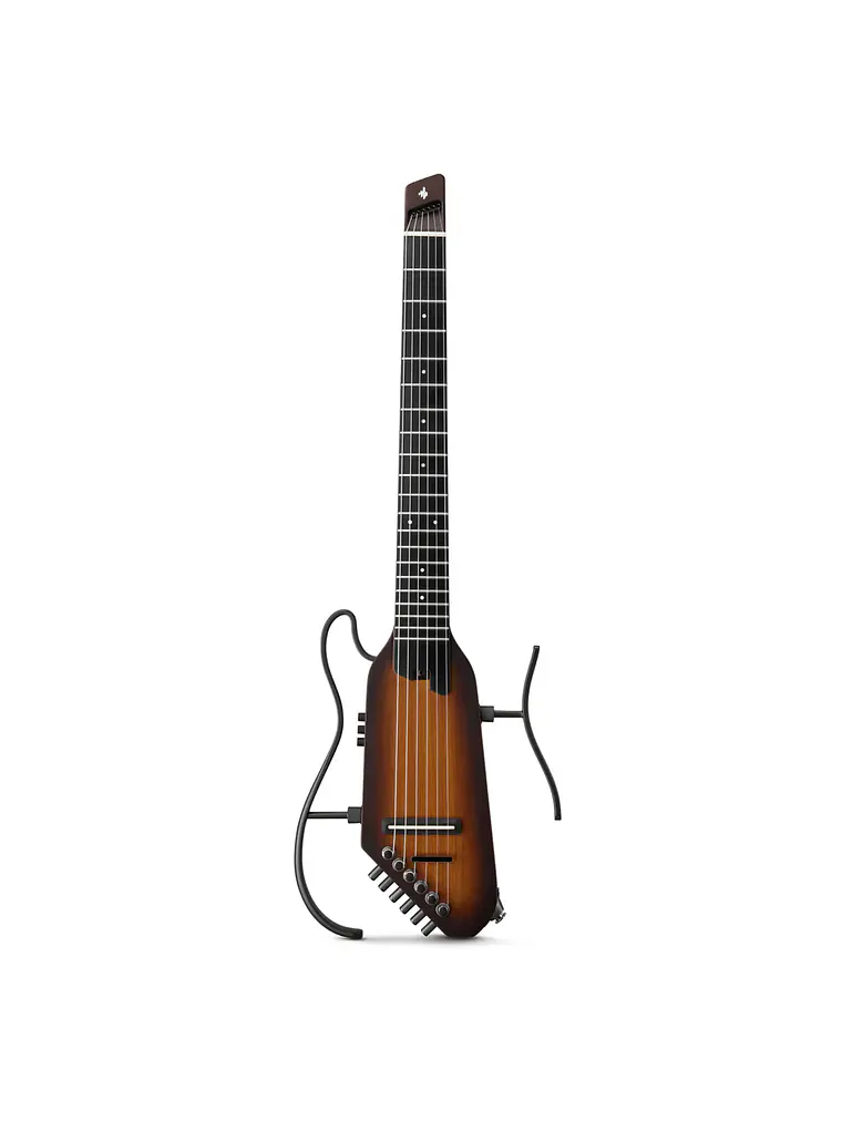 Guitarra electroacústica Donner HUSH™ C de nylon SUNBURST 1