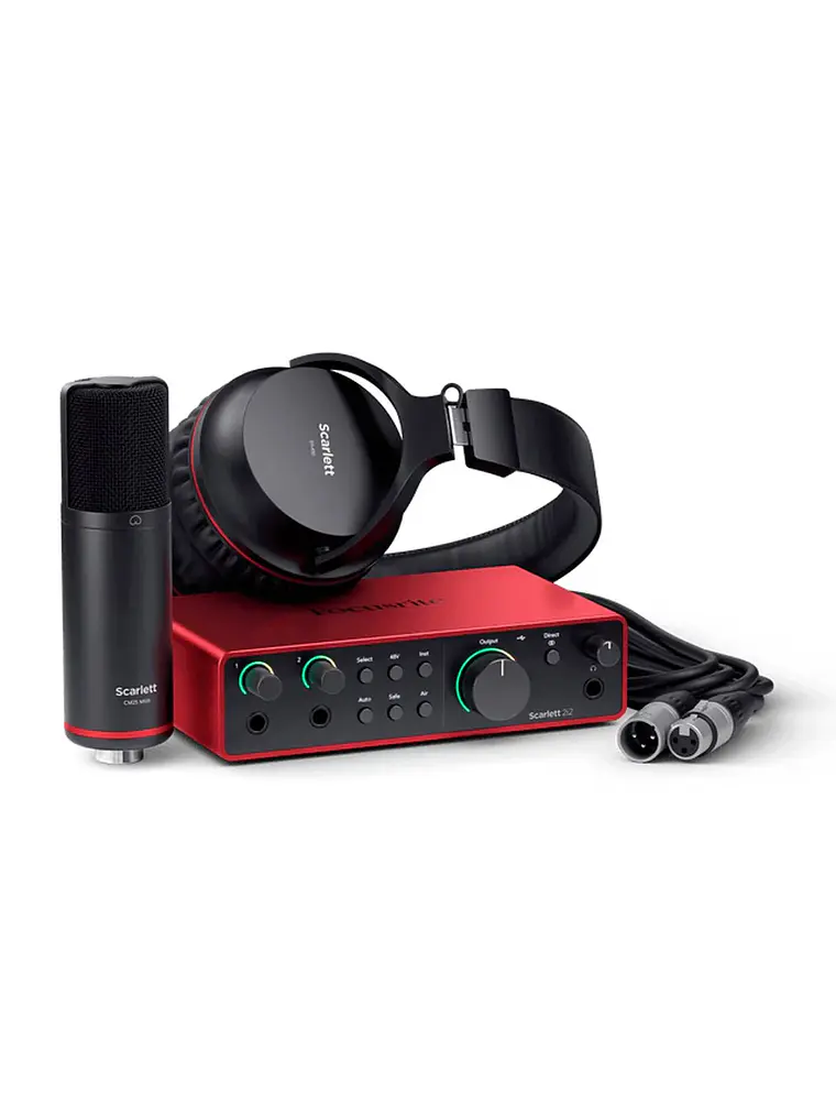 Pack homestudio Focusrite Studio Scarlett 2i2 4th gen 1