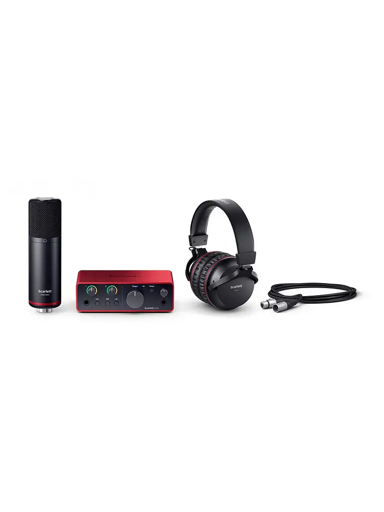 Pack homestudio Focusrite Studio Scarlett Solo 4th gen 2