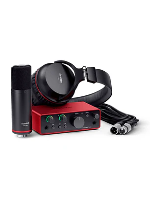 Pack homestudio Focusrite Studio Scarlett Solo 4th gen