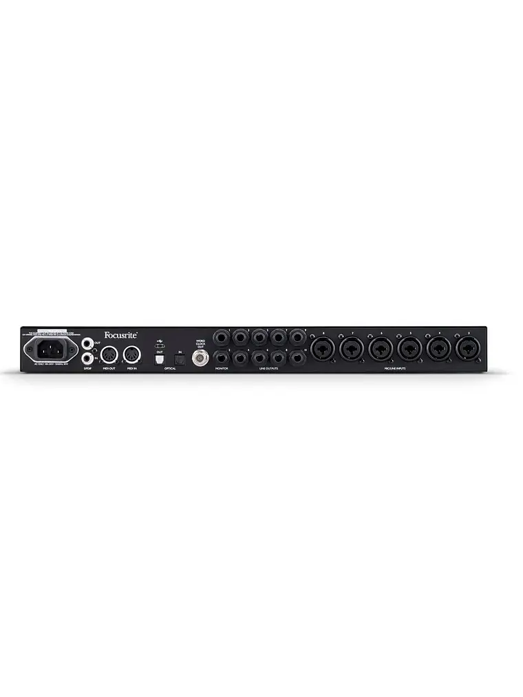 Clarett+ 8Pre Focusrite Interfaz de Audio 4