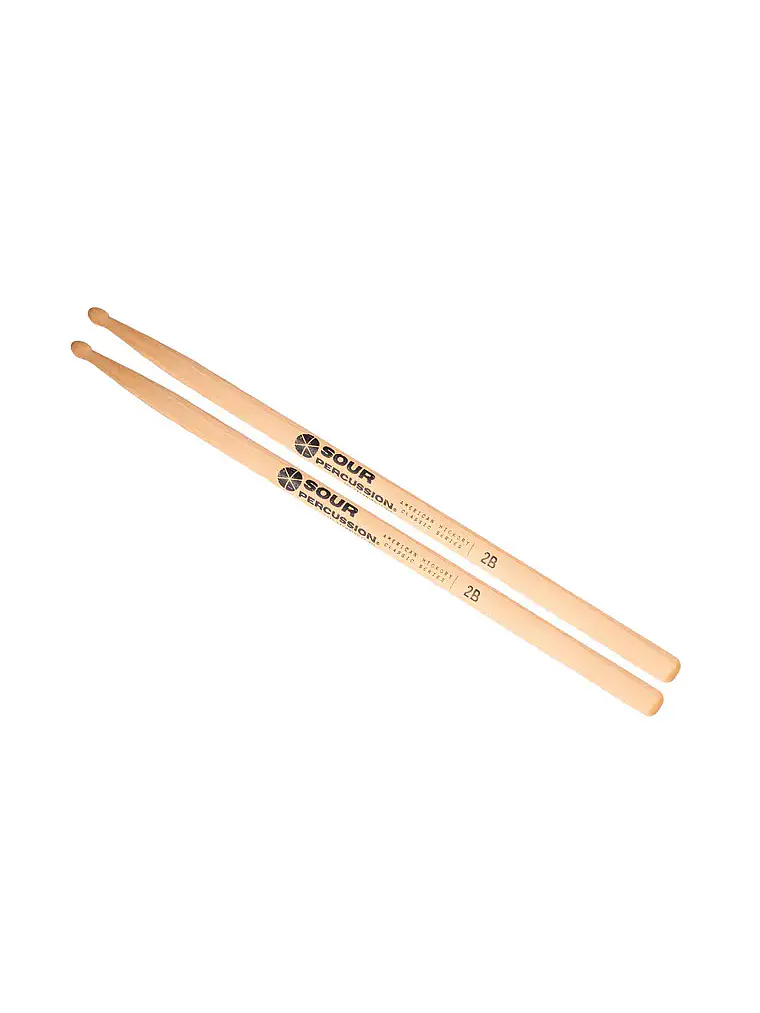 Baquetas 2B Hickory Punta Acorn Madera Classic Series 2