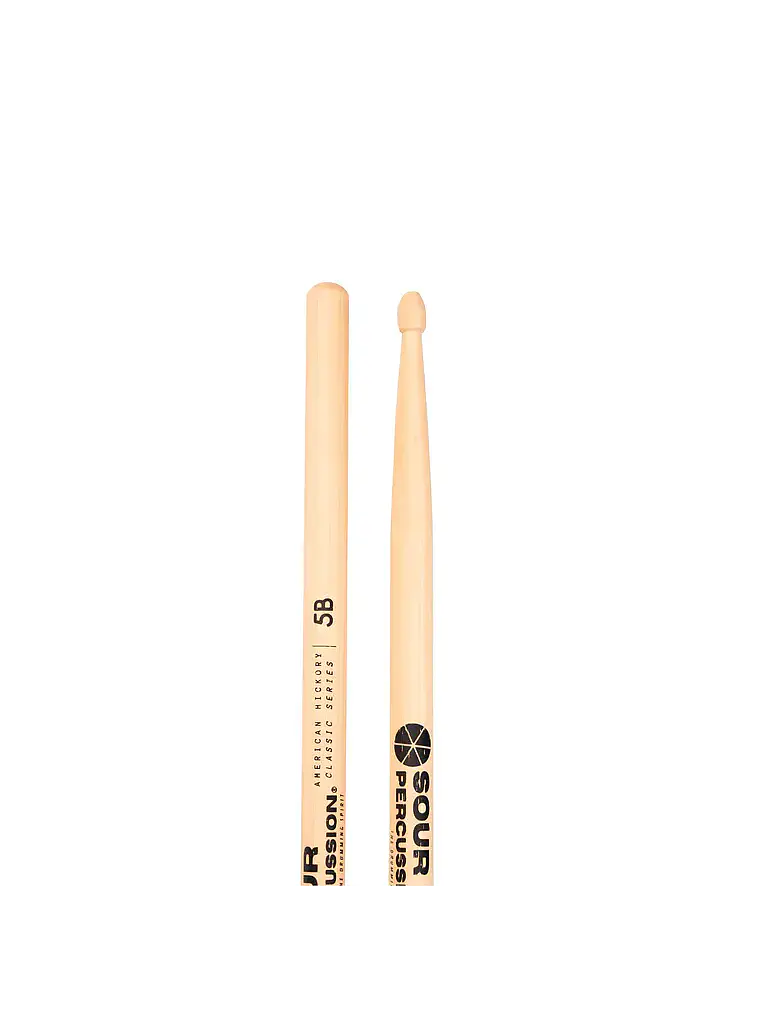 Baquetas 5B Hickory Punta Acorn Madera Classic Series 1