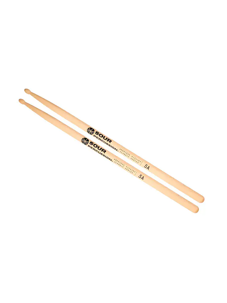 Baquetas 5A Hickory Punta Acorn Madera Classic Series 2