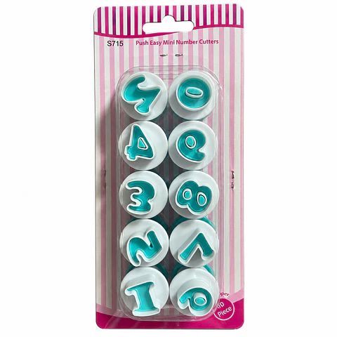 Cortador de números 10 pcs