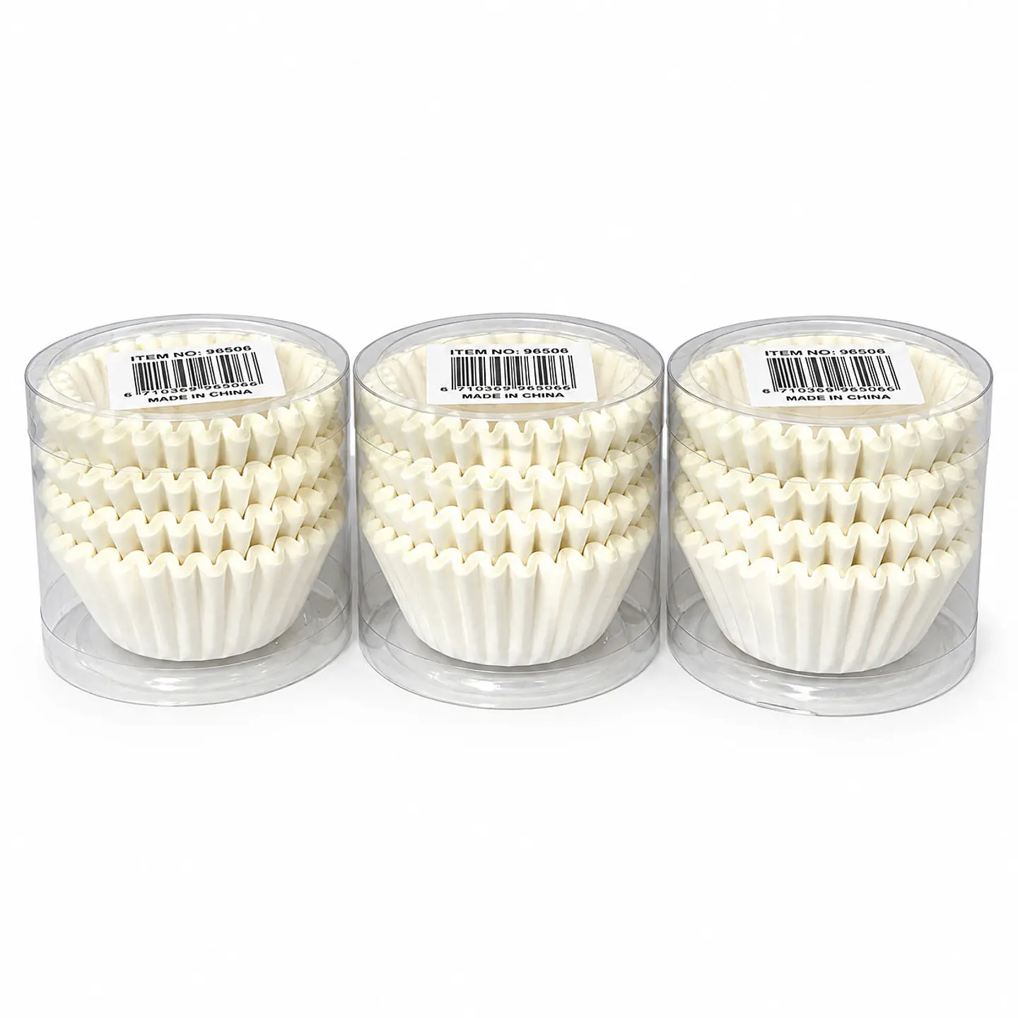 Cápsula cupcake blanca 8 cm 100 un 1