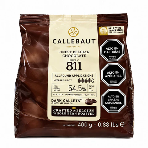 Chocolate Amargo Callebaut 400 g