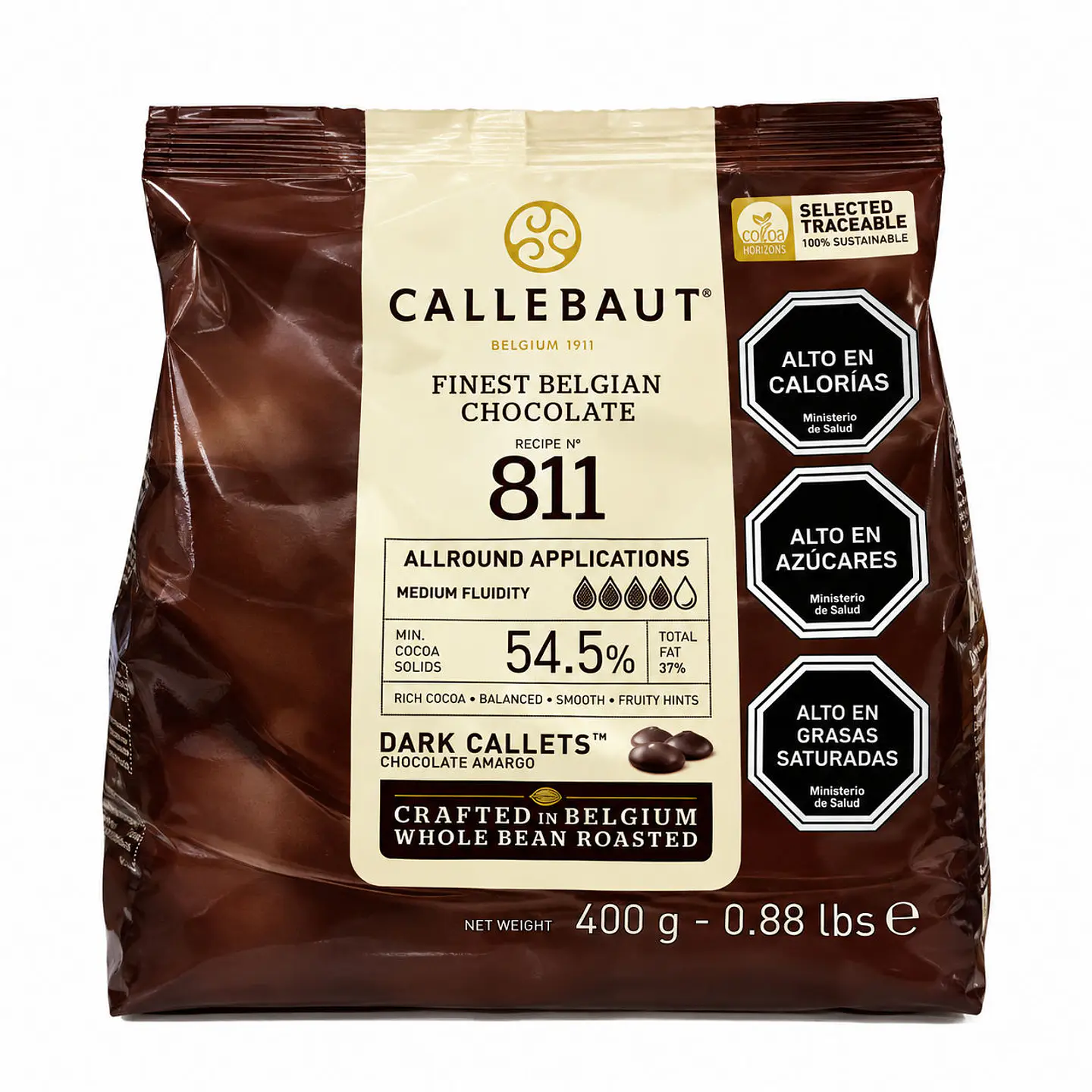 Chocolate Amargo Callebaut 400 g 1